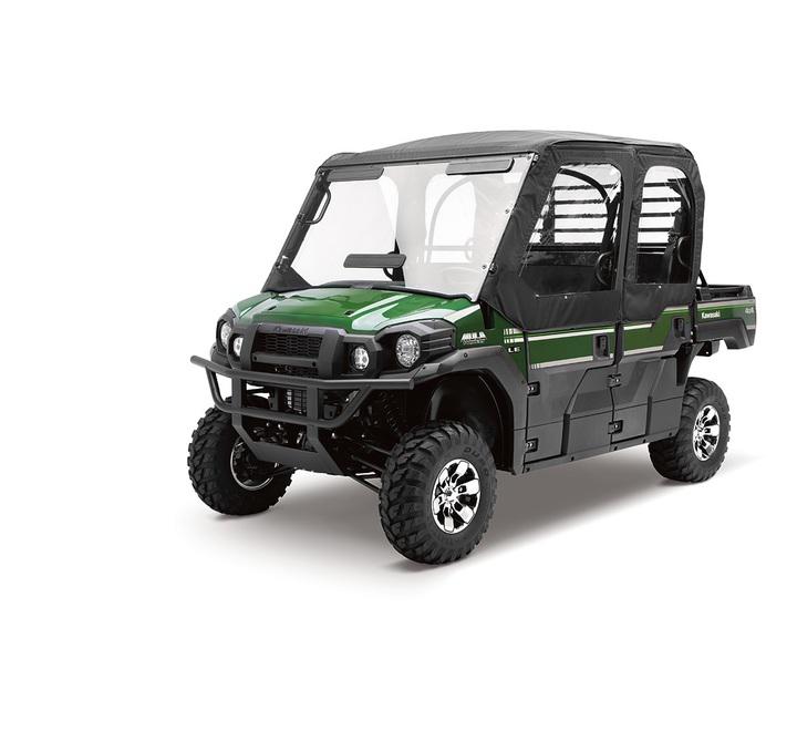 Soft Cab Enclosure, Soft Door Set, Black